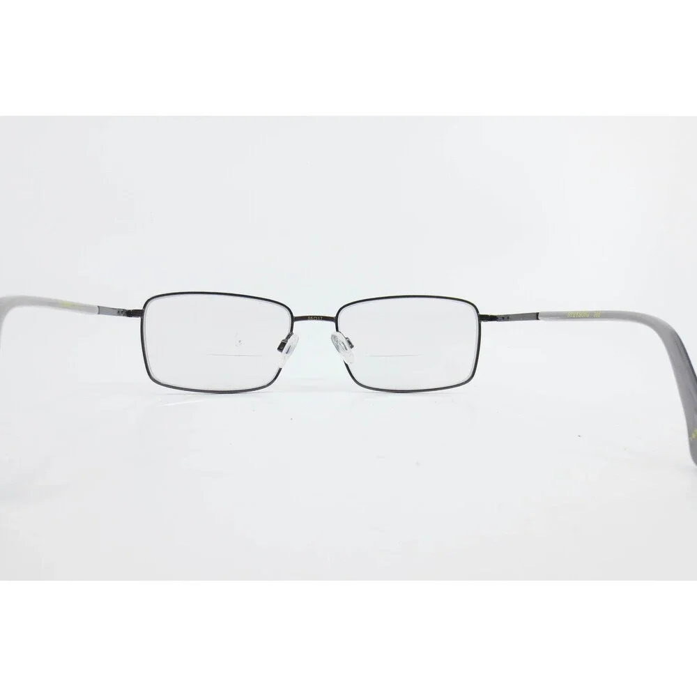 Stetson 305 Eyeglasses Zyloware Gunmetal Rectangle Metal Frames 55-17-145 Mens